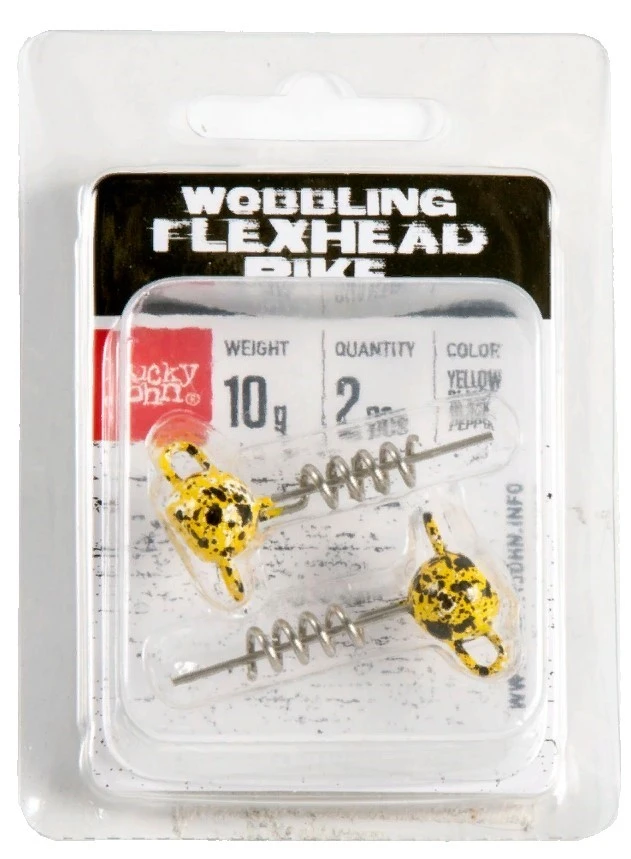 Груз Lucky John Wobbling Flexhead Pike 10 гр 2 шт 002 3D BBS Series  LJWFP10-002 — крупный план
	                                    2