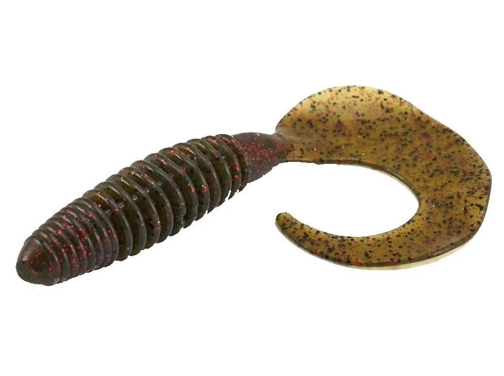 Силиконовая приманка Lucky John Crusher Grub 3.9in 99 мм 5 шт PA03 Pro Series  140157-PA03 — крупный план
	                                    1