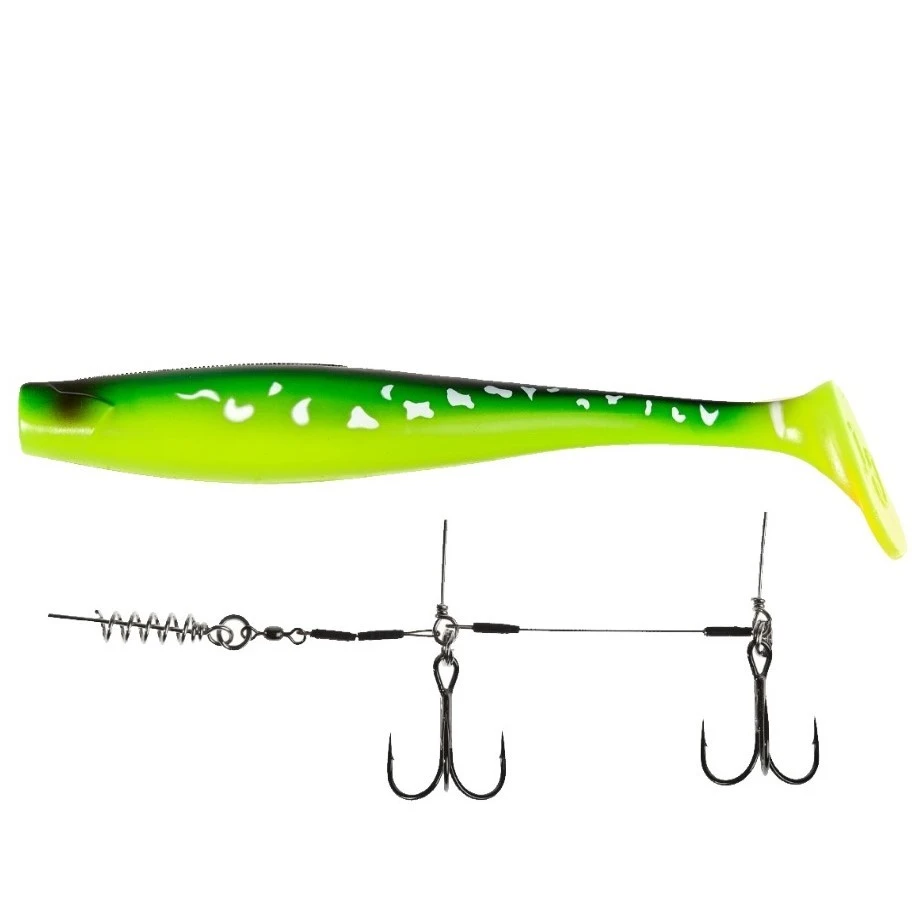 Силиконовая приманка Lucky John Giant Kubira Swim Shad 10.3in 260 мм 1 шт PG26 3D BBS Series + Stinger XL  140434SET-PG26 — характеристики,
	                                    особенности конструкции