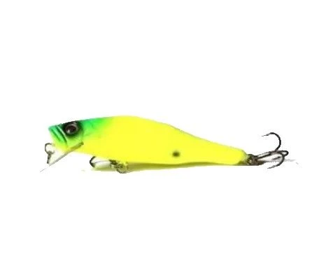 Воблер AR Lures Minnow 65F 019 Chartreuse (Black point) 8 гр   ARMN65F019 — характеристики,
	                                    особенности конструкции