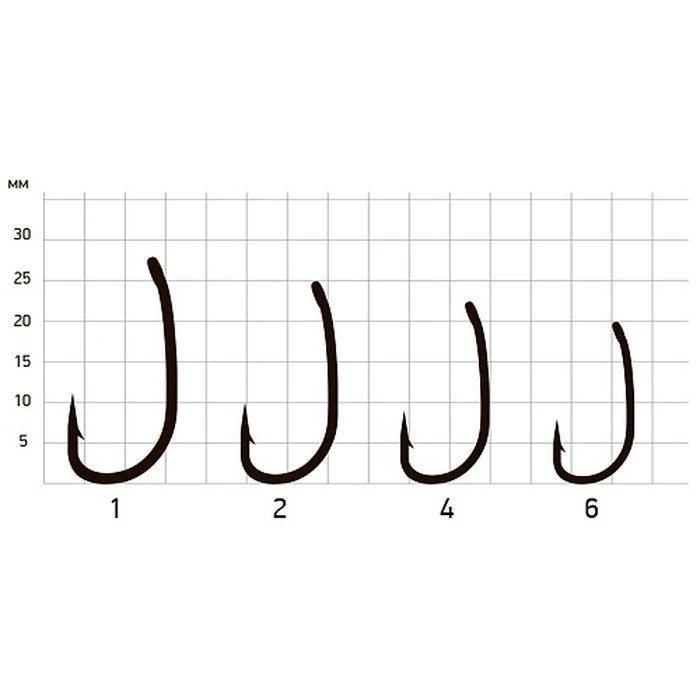 Крючок Одинарный Saikyo KH-10099 Special Carp №6 10 шт BN   KH-10099BN6-10 — крупный план
	                                    1
