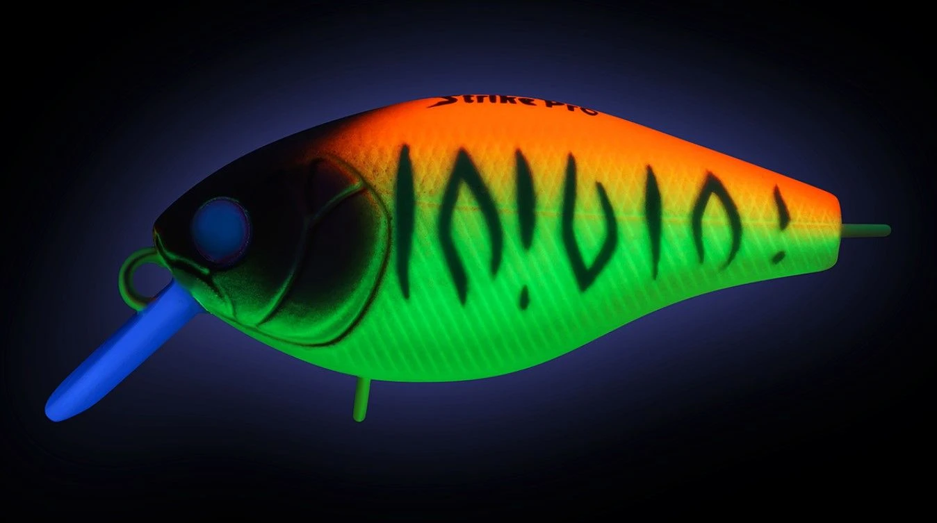 Воблер Strike Pro Cranky-X 50 A242S Sunrise Mat Tiger 7,9 гр   EG-165#A242S — крупный план
	                                    1