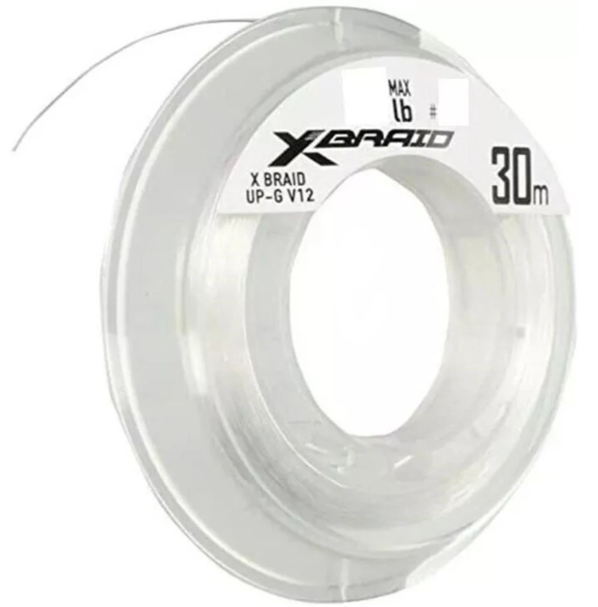 Флюорокарбон YGK X-Braid UP-G Leader V12 Hard 30 м  PE #4.0 — крупный план
	                                    1