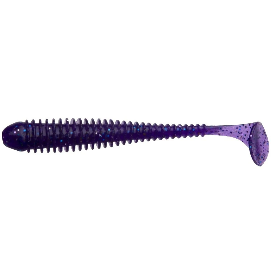Силиконовая приманка Keitech Swing Impact 3.5 88 мм 8 шт EA#04 Violet — характеристики,  особенности конструкции