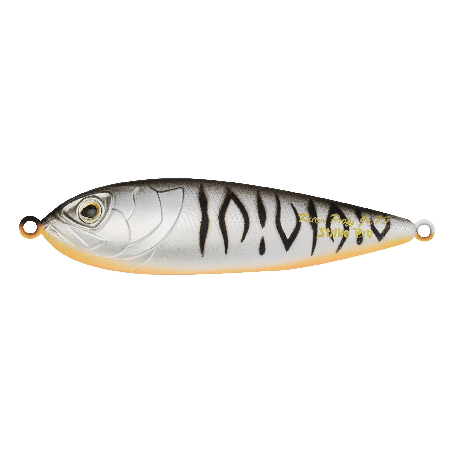 Колеблющаяся Блесна Strike Pro Killer Profy 75 13 гр 75 мм A243ES Grey Shadow Mat Tiger   PST-02#A243ES/A243ES — характеристики,  особенности конструкции