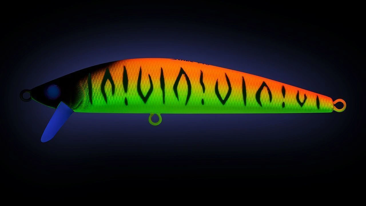 Воблер Strike Pro Euro Minnow 110 A242S Sunrise Mat Tiger 17 гр   JL-115F#A242S — крупный план
	                                    1