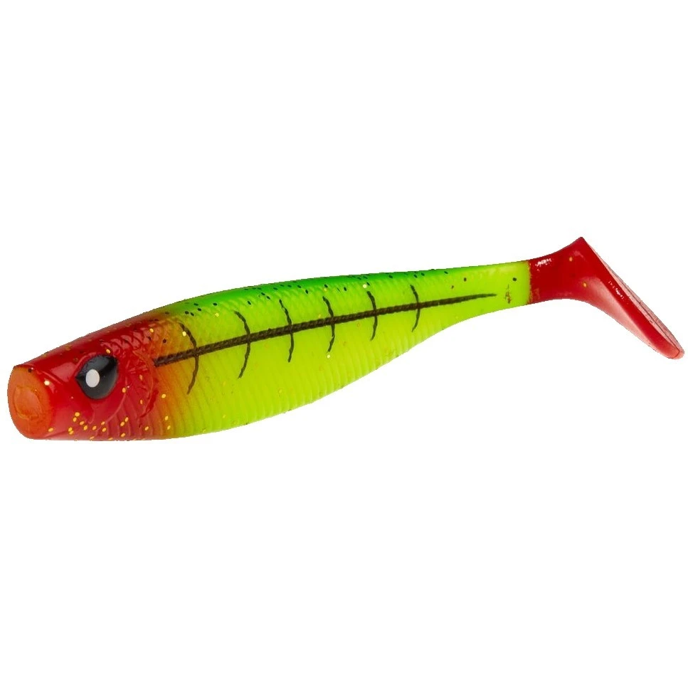 Силиконовая приманка Lucky John Red Tail Shad 5.0in 125 мм 3 шт PG15 3D Series  140427-PG15 — крупный план
	                                    1