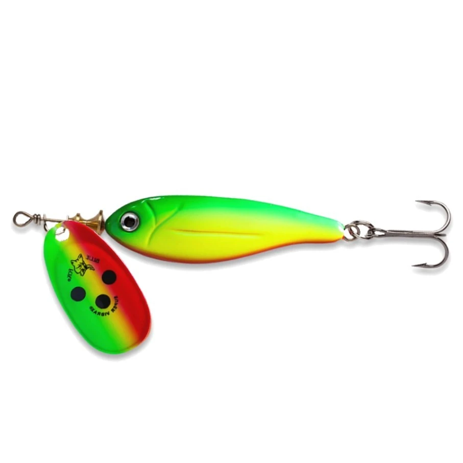 Вращающаяся Блесна Blue Fox Minnow Super Vibrax №2 9 гр GYR   BFMSV2-GYR — характеристики,  особенности конструкции