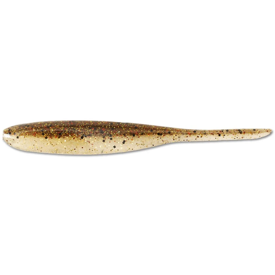 Силиконовая приманка Keitech Shad Impact 5 125 мм 6 шт #417 Gold Flash Minnow — характеристики,  особенности конструкции