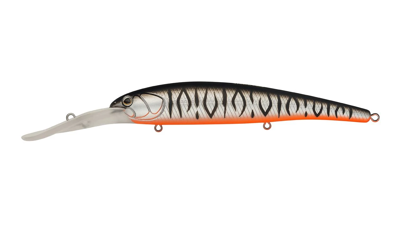 Воблер Strike Pro Hooligan Deep Diver 120 A243ES Grey Shadow Mat Tiger 20,9 гр   EG-220L#A243ES — характеристики,
	                                    особенности конструкции