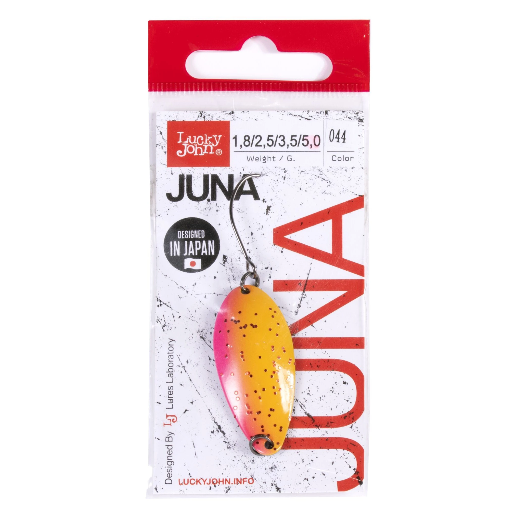 Колеблющаяся Блесна Lucky John Juna 5 гр 39 мм 044   LJJU50-044 — крупный план
	                                    2