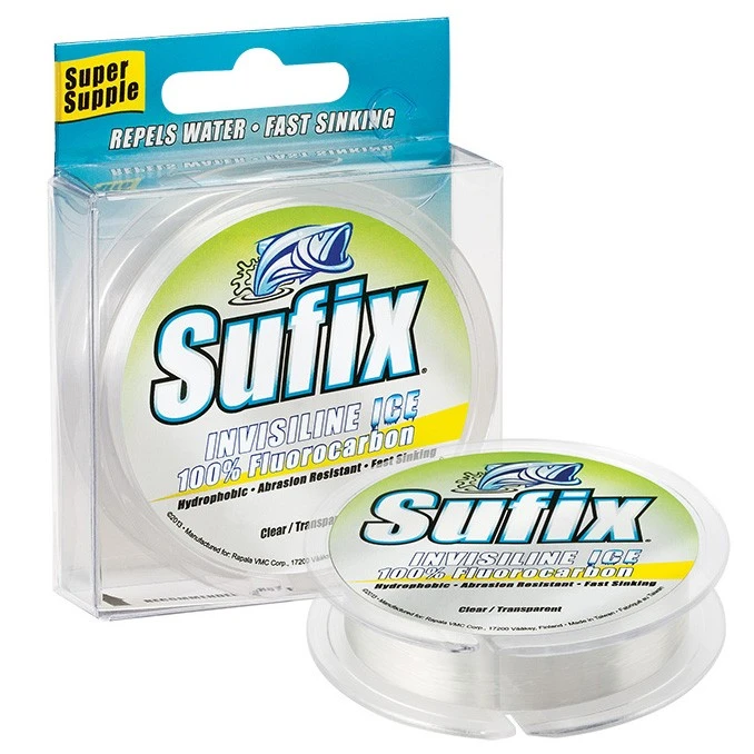 Флюорокарбон Sufix Invisiline Ice Fluorocarbon 50 м 0,2 мм Прозрачная   DS1IN022524A5C — характеристики,
	                                    особенности конструкции