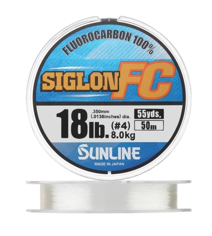 Флюорокарбон Sunline Siglon FC 2020 50 м 0,35 мм Clear PE #4.0 — характеристики,  особенности конструкции