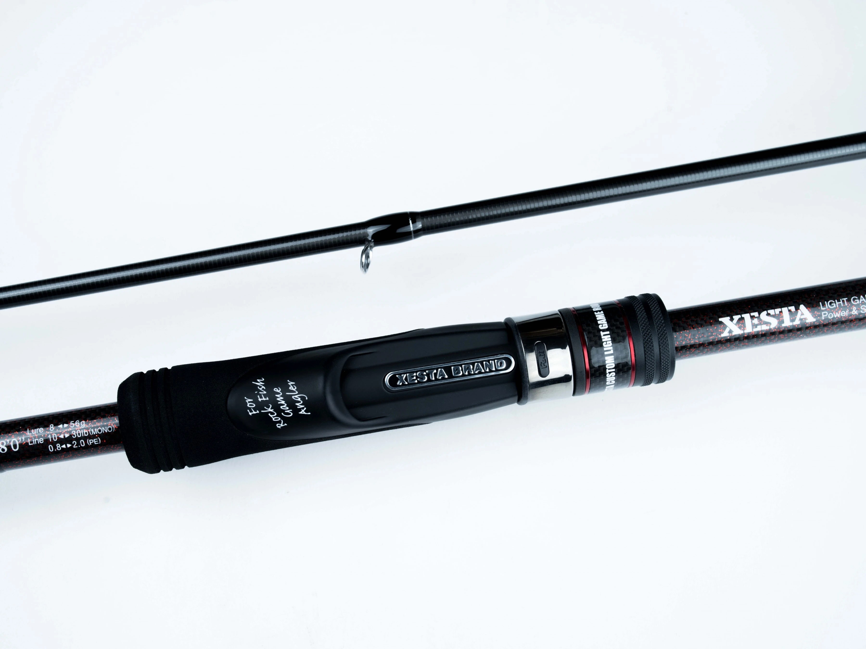 Спиннинг Xesta Black Star Rock S80MHX 244 см 8 - 56 гр  Current Hunter  XBSR-S80MHX — крупный план
	                                    2