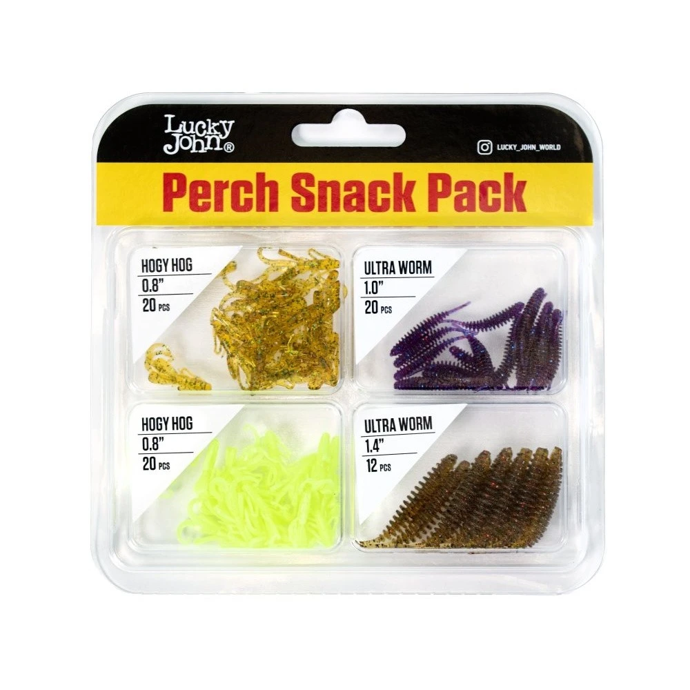 Силиконовая приманка Lucky John Perch Snack Pack 35 мм 72 шт 03 Set Pro Series  LJMG-003SET — характеристики,  особенности конструкции