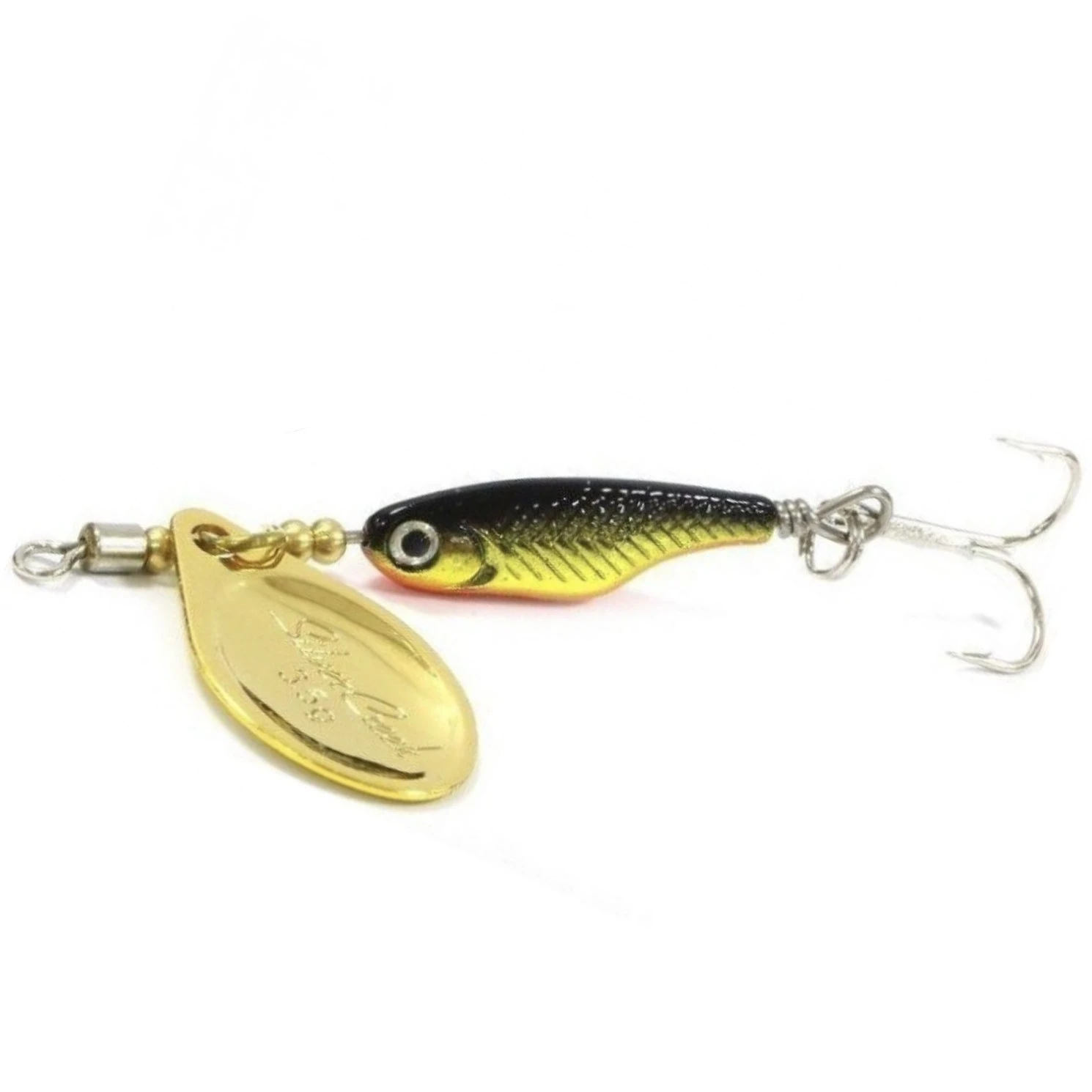 Вращающаяся Блесна Daiwa Silver Creek Spinner Z 1040-C №1 3,5 гр H-Black/Gold — крупный план
	                                    1