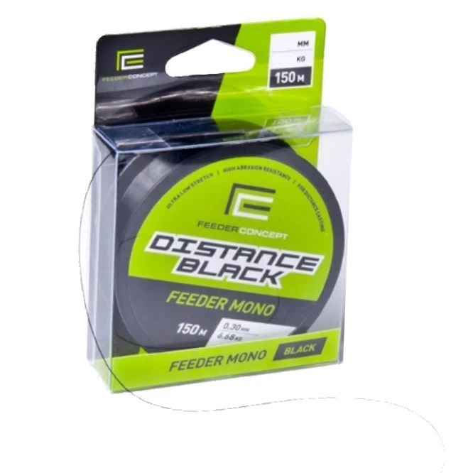 Леска монофильная Feeder Concept Distance Black 150 м 0,27 мм Черный   FC4001-027 — крупный план
	                                    3