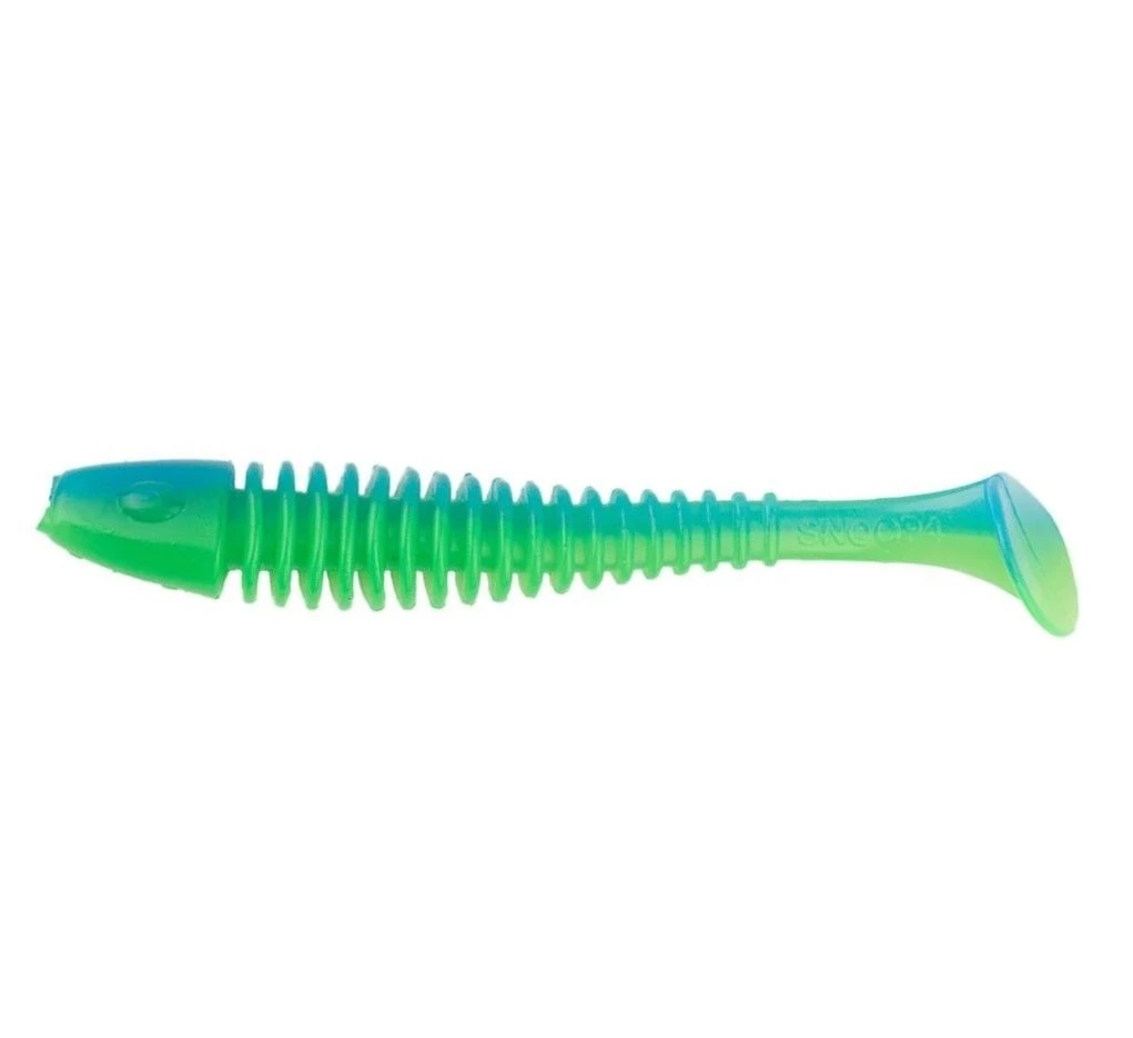 Силиконовая приманка Jig It Snoop 4 98 мм 6 шт 006 Hot mint   JIS98006S — характеристики,  особенности конструкции