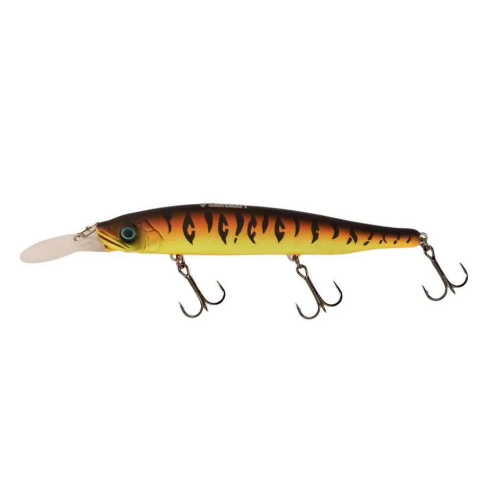 Воблер Gan Craft Rest 128SF NT04-Matte Red Tiger 21,2 гр   GCRS128INT04 — характеристики,  особенности конструкции