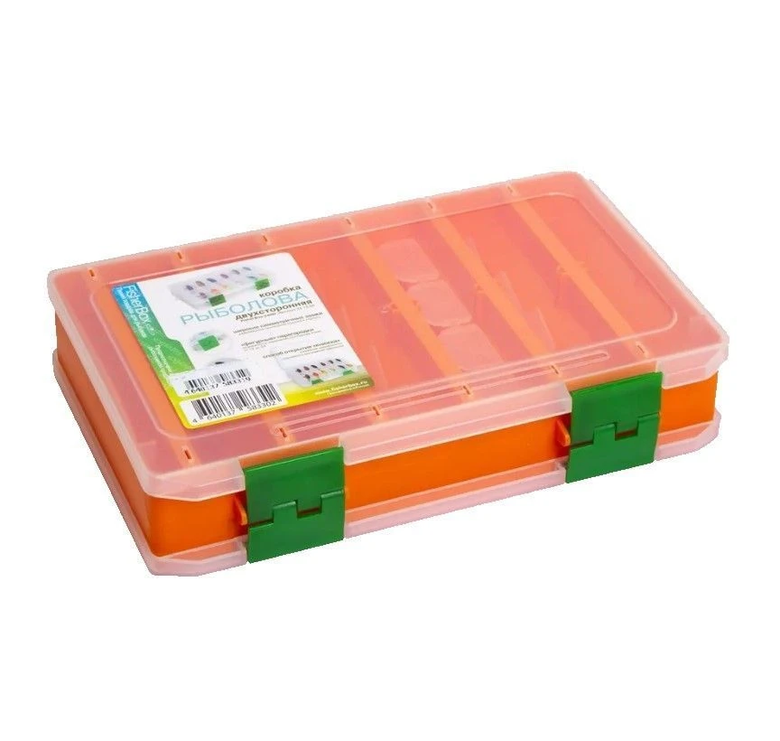 Коробка Fisherbox 240D  24х15х5 см Orange   24.15.05 or — характеристики,
	                                    особенности конструкции