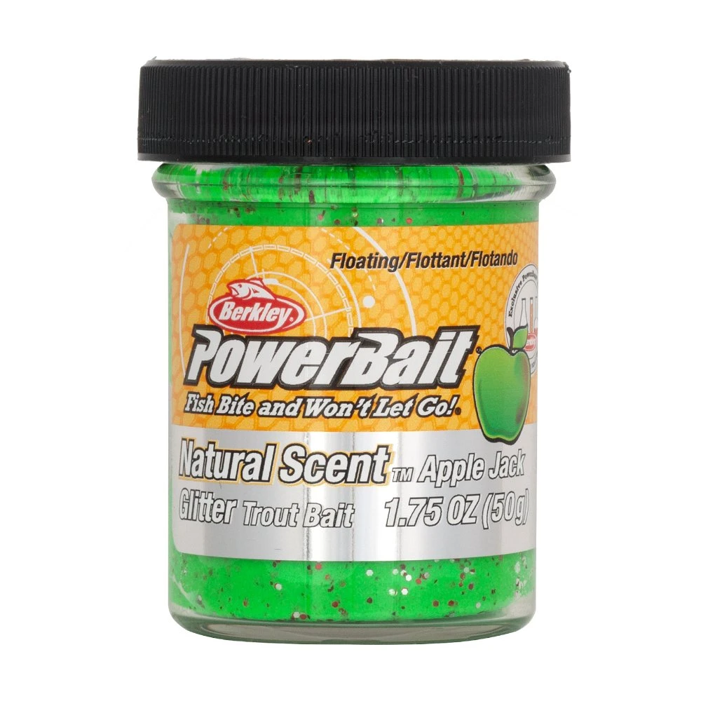 Паста Berkley PowerBait Natural Scent Glitter Trout Bait Fruits  50 мл  Apple Jack   1525275 — характеристики,  особенности конструкции