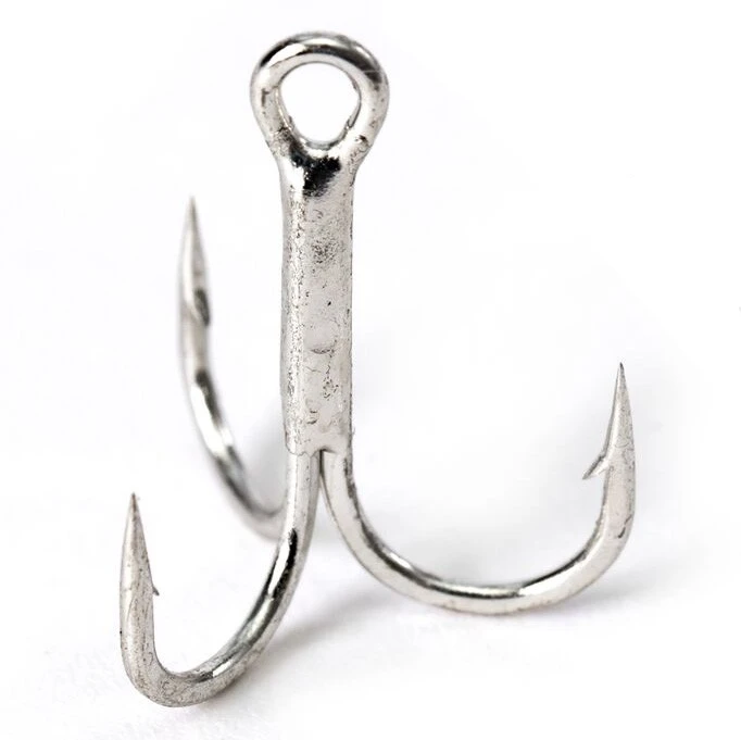 Крючок Тройной Gamakatsu 13N Treble Hooks Nickel №12 10 шт    146664-012 — характеристики,
	                                    особенности конструкции