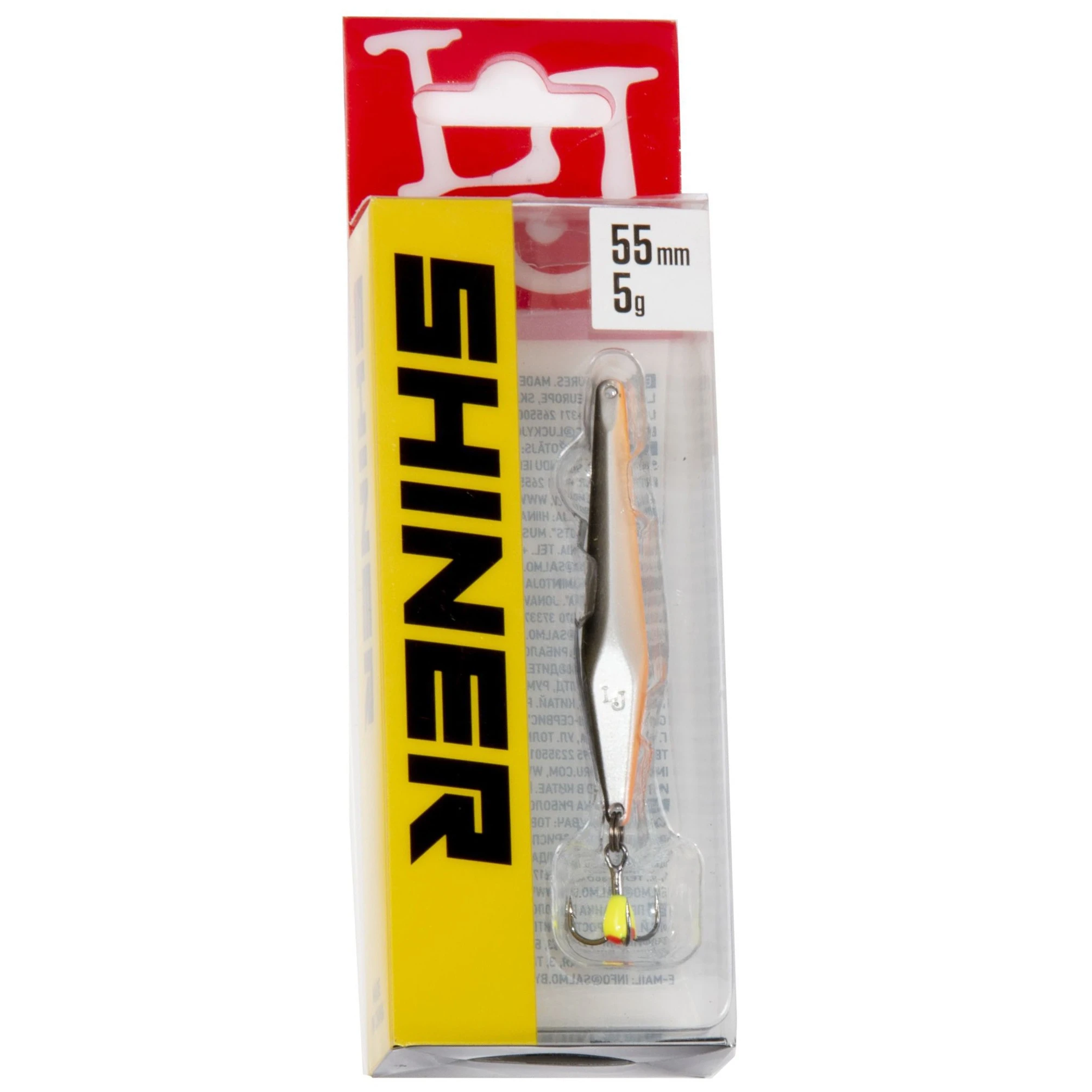 Зимняя Блесна Lucky John Shiner 5,1 гр 55 мм Minnow   LJS55-M — крупный план
	                                    1