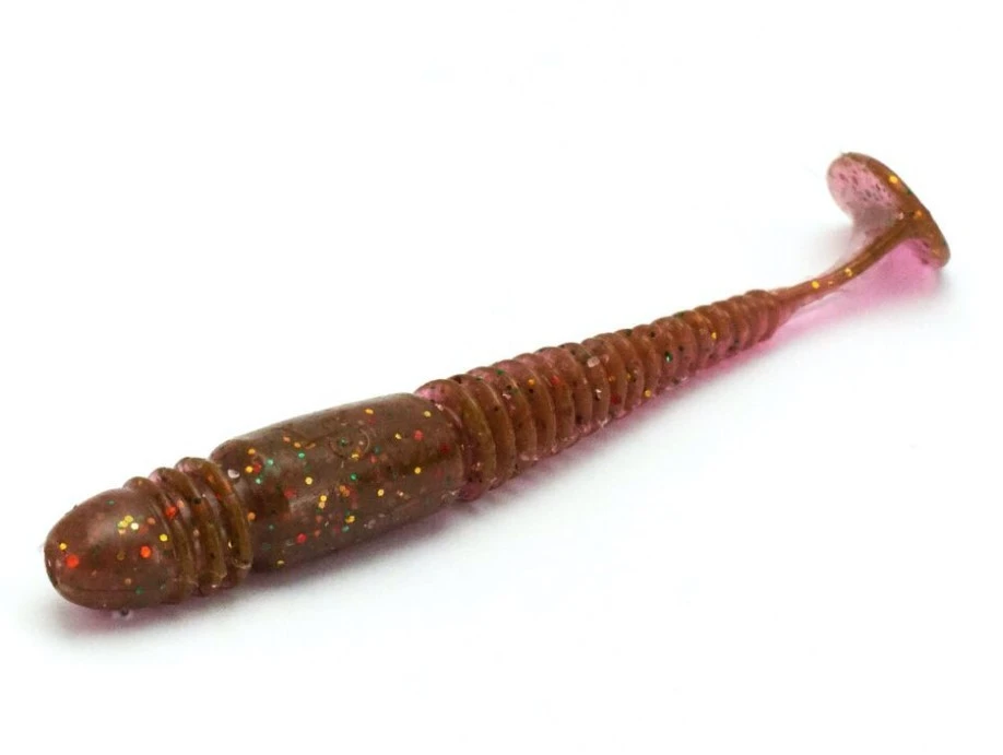 Силиконовая приманка Lucky John Tioga 2.0in 50 мм 10 шт S14 Pro Series  140102-S14 — крупный план
	                                    1