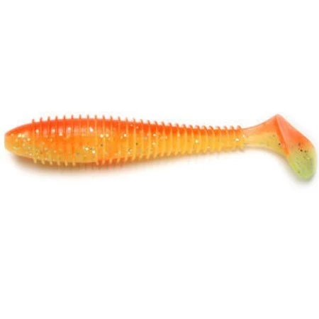 Силиконовая приманка Keitech Swing Impact Fat 3.8 96 мм 6 шт PAL #04 Sun Shine Lemon — характеристики,  особенности конструкции