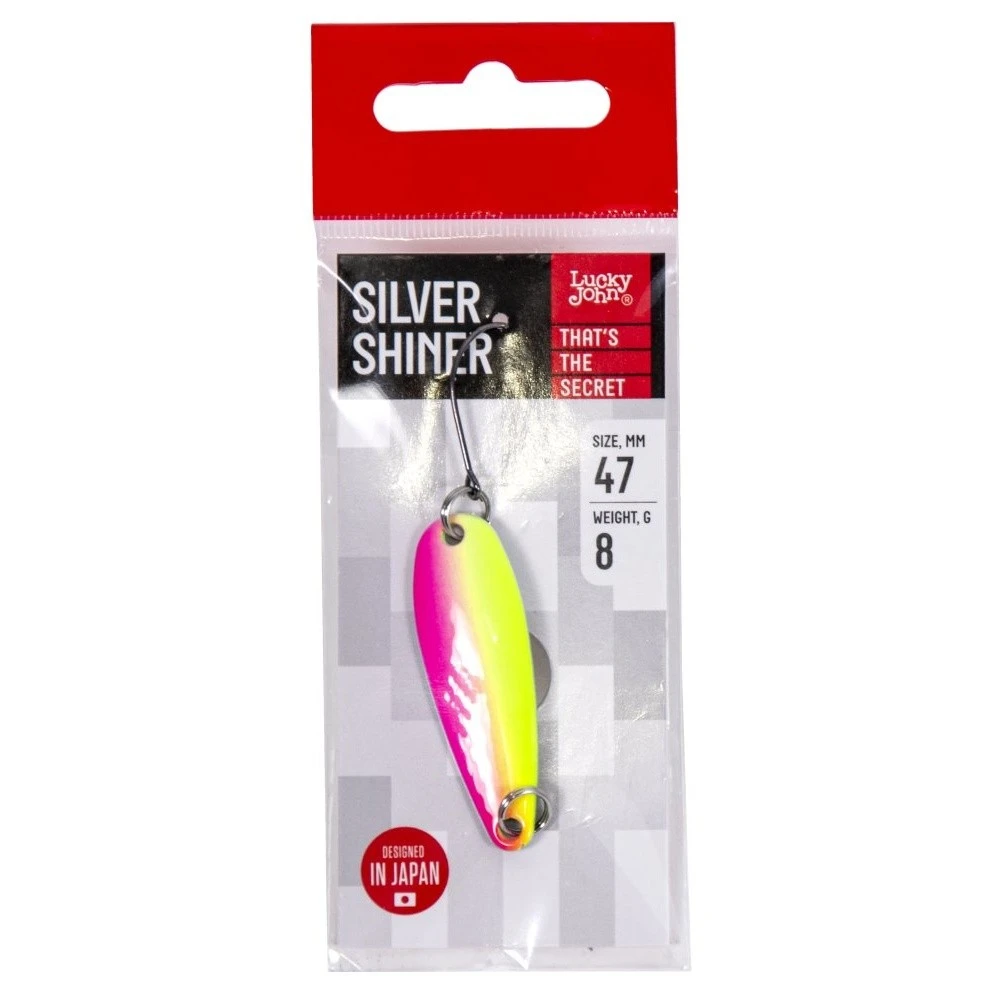 Колеблющаяся Блесна Lucky John Silver Shiner 8 гр 47 мм 005   LJSSH008-005 — крупный план
	                                    3