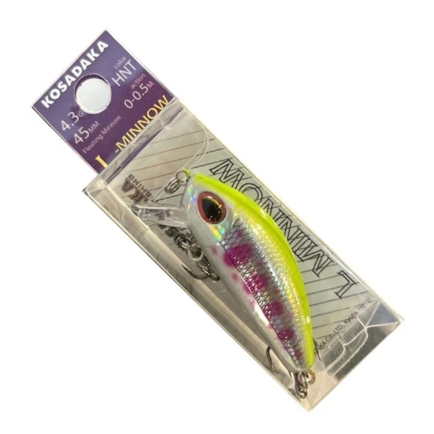 Воблер Kosadaka L-Minnow XS 45F HNT 4,3 гр   LMxs45F-HNT — крупный план
	                                    3