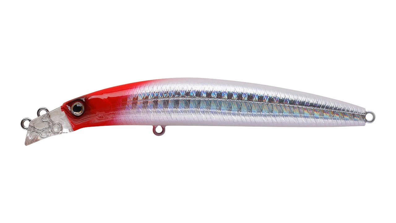 Воблер Strike Pro Top Water Minnow 90 022PPP-713 Redhead Silver 10,2 гр   JL-179F#022PPP-713 — характеристики,  особенности конструкции