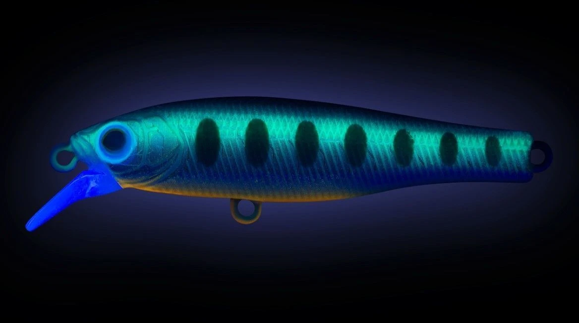 Воблер Strike Pro Quick Minnow 40S A150-713 UV Blue Silver OB 2,6 гр   JS-238#A150-713 — крупный план
	                                    1