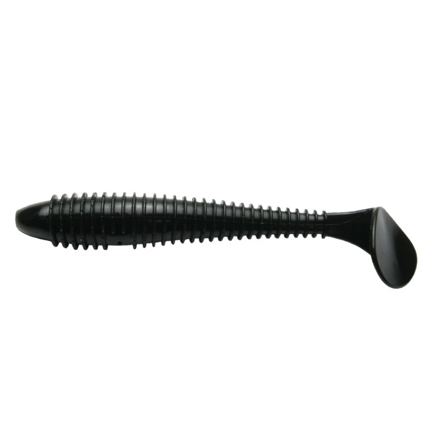 Силиконовая приманка Keitech Swing Impact Fat 4.8 122 мм 5 шт #001 Black — характеристики,
	                                    особенности конструкции