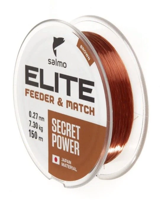 Леска монофильная Salmo Elite Feeder&Match 150 м 0,27 мм    4119-027 — характеристики,  особенности конструкции
