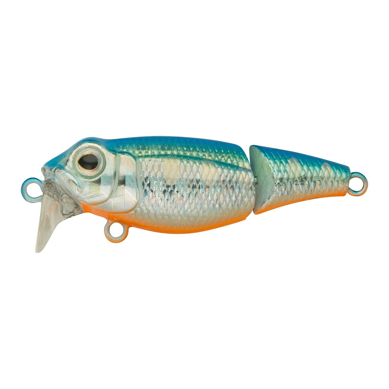 Воблер Strike Pro Pygmy Jointed 40 A150-713 UV Blue Silver OB 3,2 гр   EG-073J#A150-713 — характеристики,  особенности конструкции