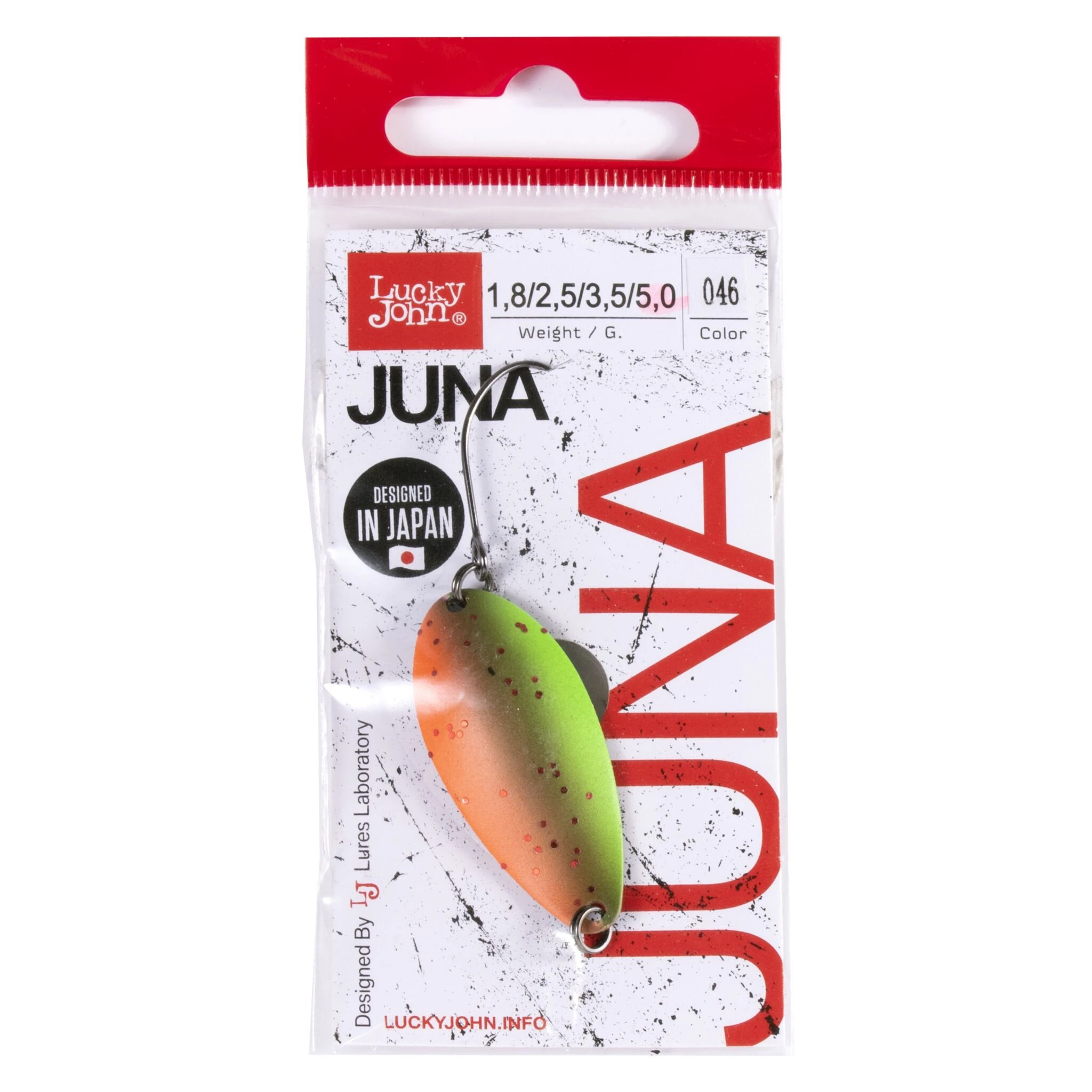 Колеблющаяся Блесна Lucky John Juna 5 гр 39 мм 046   LJJU50-046 — крупный план
	                                    2