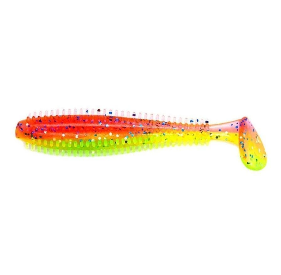 Силиконовая приманка Kosadaka Spikey Shad 90 90 мм 9 шт PG   SSH-090-PG — характеристики,
	                                    особенности конструкции