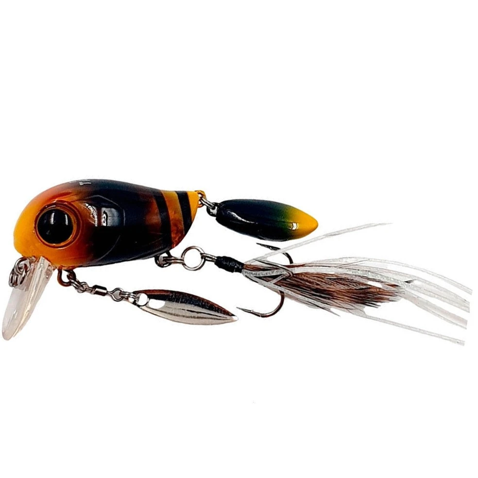 Воблер Jackall Micro Tappy 54F Dokunashi Suzumebachi 4,8 гр — характеристики,  особенности конструкции