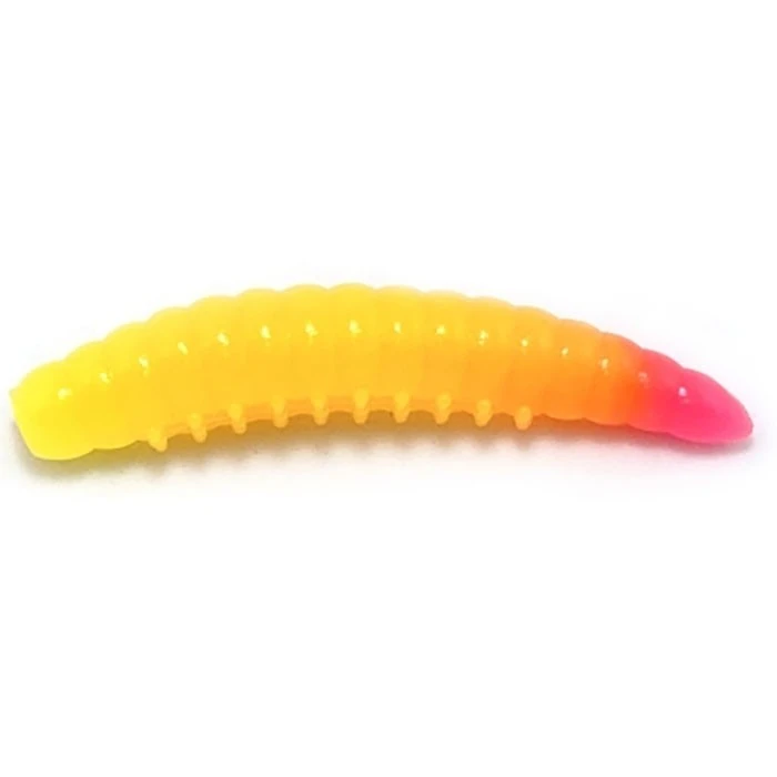 Силиконовая приманка Boroda Baits Salo 45 45 мм 8 шт Лимон/Ярко-розовый   SAL45-207i — характеристики,  особенности конструкции