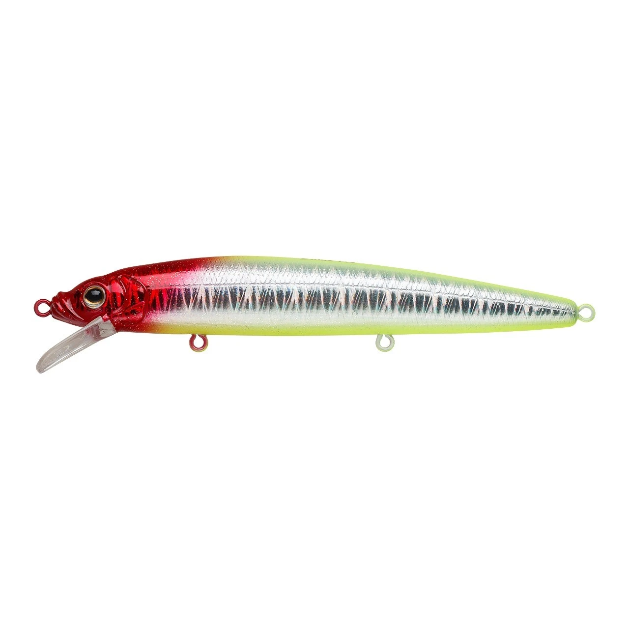 Воблер Strike Pro Alpha Minnow 115 X10-SBO Clown Silver 12,5 гр   EG-033F#X10-SBO — характеристики,  особенности конструкции