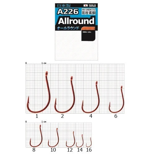 Крючок Одинарный Cobra Pro Allround A226 №6 10 шт    A226-006 — характеристики,
	                                    особенности конструкции