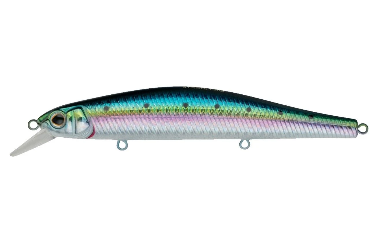 Воблер Strike Pro Inquisitor 110SP 692-713-RP Pacific Sardine 16,2 гр   EG-193B-SP#692-713-RP — характеристики,
	                                    особенности конструкции