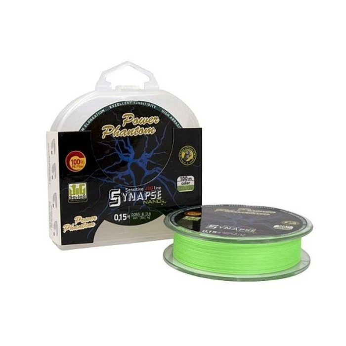 Плетеный шнур Power Phantom Synapse Nano PE 100 м  PE # 0,4  0,1 мм   PPPESYNF10004 — характеристики,  особенности конструкции