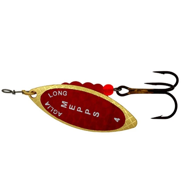 Вращающаяся Блесна Mepps Aglia Longue Redbo №4 17 гр OR   alrd-4-o — характеристики,
	                                    особенности конструкции
