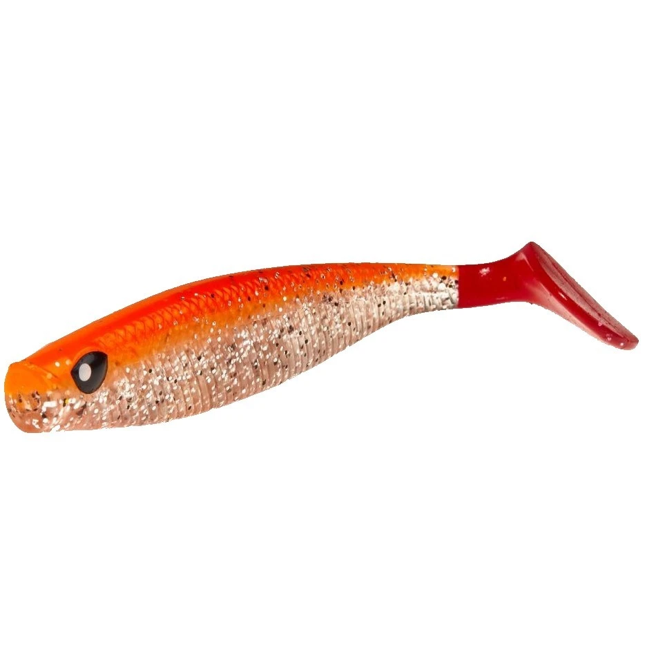 Силиконовая приманка Lucky John Red Tail Shad 5.0in 125 мм 3 шт PG32 3D Series  140427-PG32 — крупный план
	                                    1