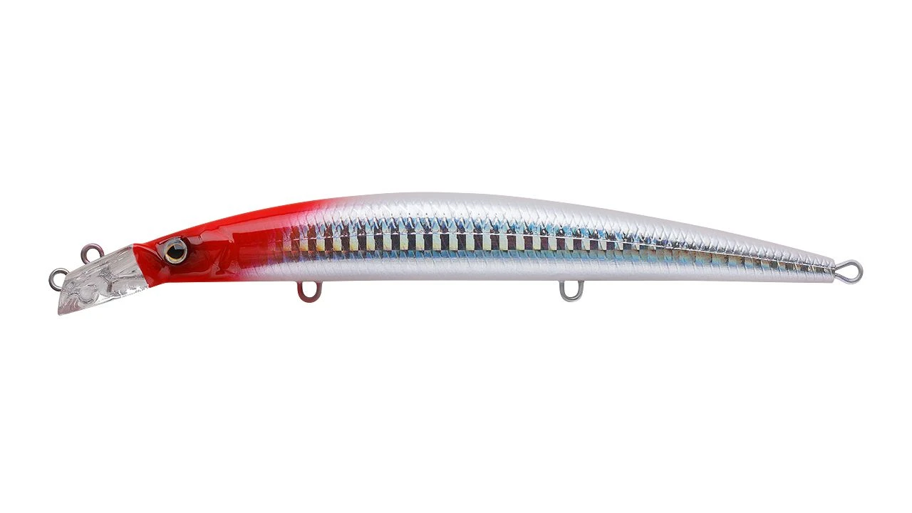 Воблер Strike Pro Top Water Minnow 130 022PPP-713 Redhead Silver 15 гр   JL-158F#022PPP-713 — характеристики,
	                                    особенности конструкции