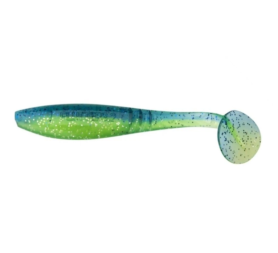 Силиконовая приманка Jig It Flutter 3.2 80 мм 8 шт 003 Chartreuse blue   JIF80003S — характеристики,
	                                    особенности конструкции