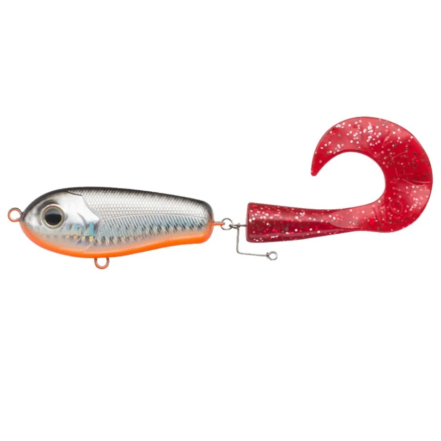 Воблер Strike Pro Wolf Tail Sinking 230 A70-713 Black Silver OB 104,5 гр   EG-159#A70-713 — характеристики,
	                                    особенности конструкции