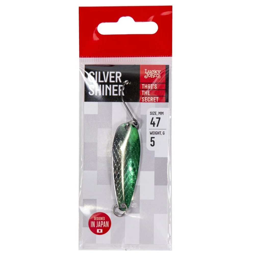 Колеблющаяся Блесна Lucky John Silver Shiner 5 гр 47 мм 004   LJSSH005-004 — крупный план
	                                    3